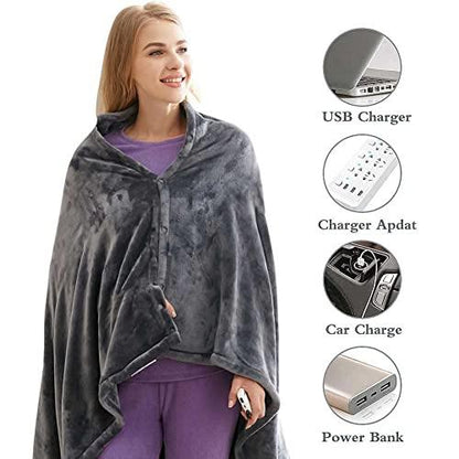 Libiyi Electric Heated Outer Blanket Heated Shawl - Libiyi