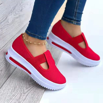Libiyi spring new round toe platform women's sneakers - Libiyi