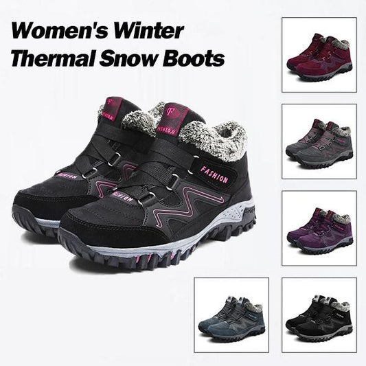 Libiyi non-slip warm and comfortable high-top casual cotton shoes - Libiyi