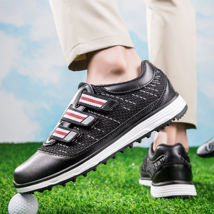 Libiyi men's low-top golf shoes with velcro fly mesh - Libiyi