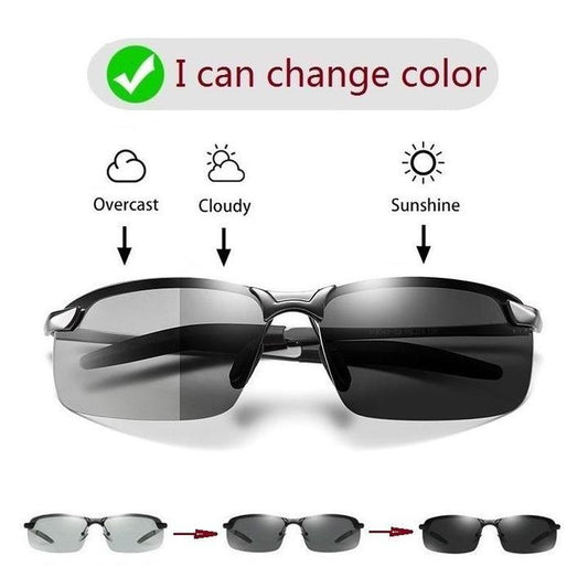 Photochromic Sunglasses With Polarized Lenses【BUY 2 GET FREE SHIPPING】