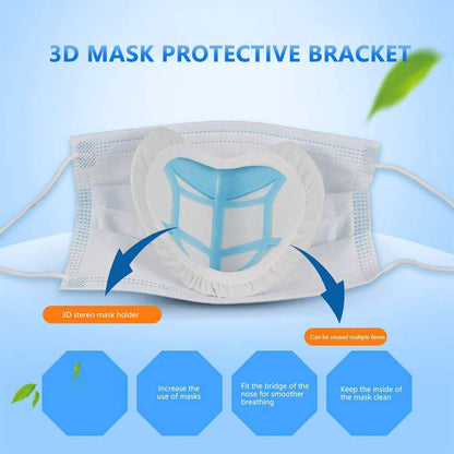 3D Inner Support Bracket For Breathing - Mouth and Nose Protection(5PCS)