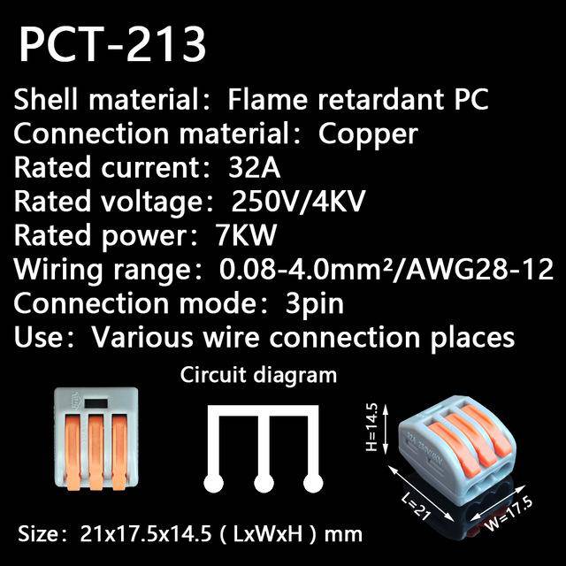 Push-In Terminal Block Wire Connector（Buy more get more discount）