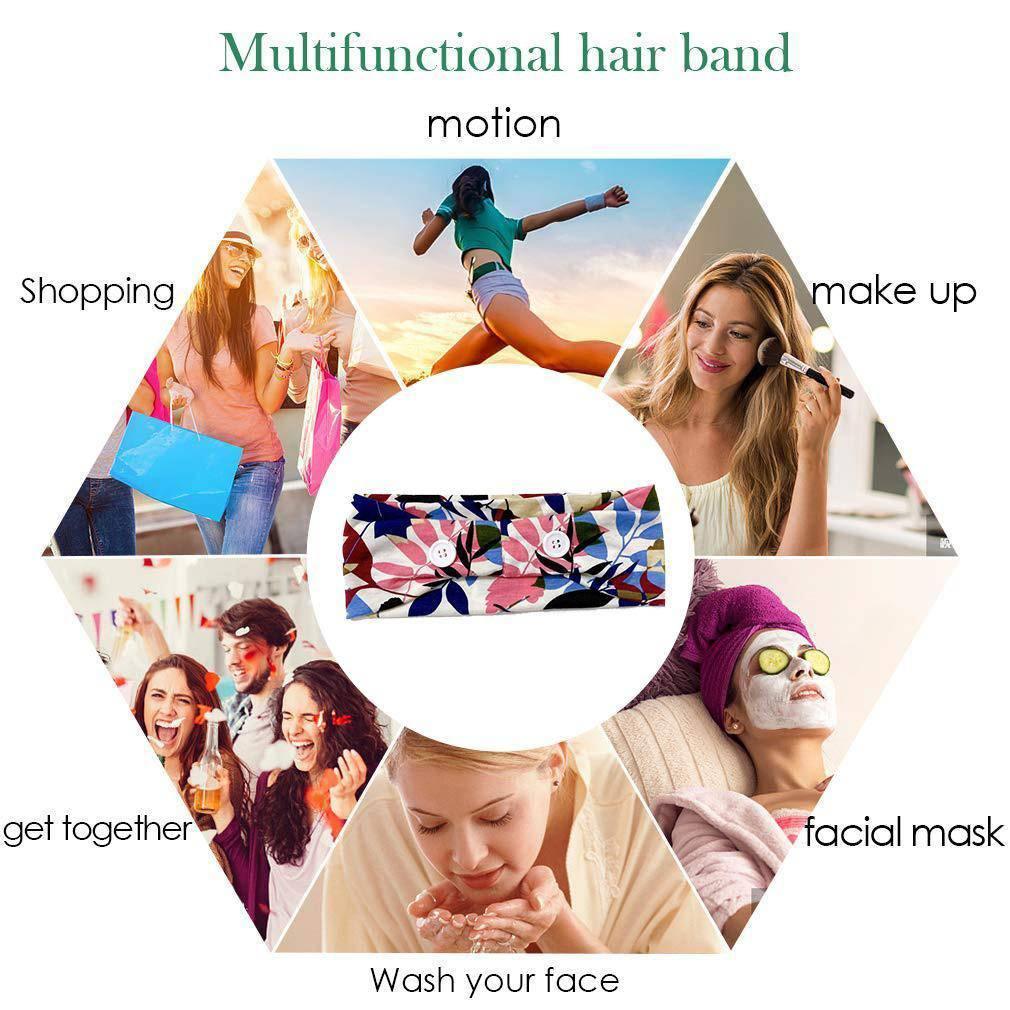 Button Elastic Hair Bands For Ear Saver