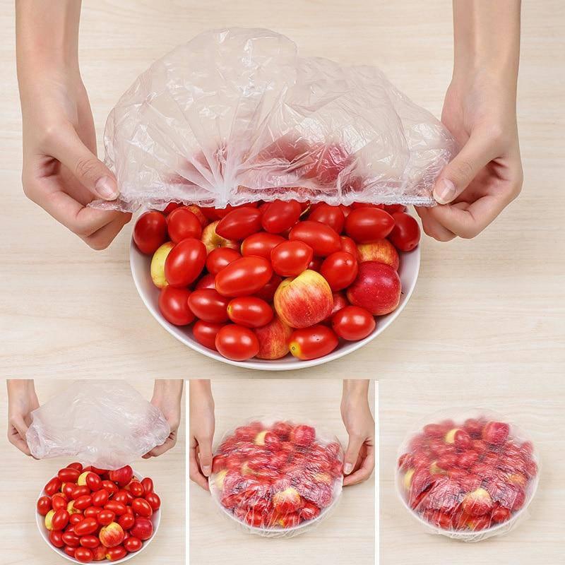 Reusable Fresh Keeping Bags With Elastic